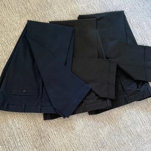 Men's Brooks Brothers Pants, 2 pair of Black and 1 pair of Navy Blue